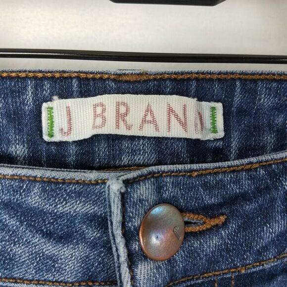 J Brand Phoebe Jeans Curvy Fit Boot Leg Medium Wash Cotton Stone Wash Size 28 - Picture 4 of 9